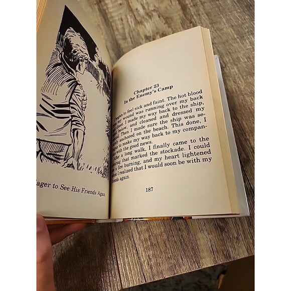 Treasure Island by Robert Louis Stevenson Great Illustrated Classics HB Book - Picture 5 of 7